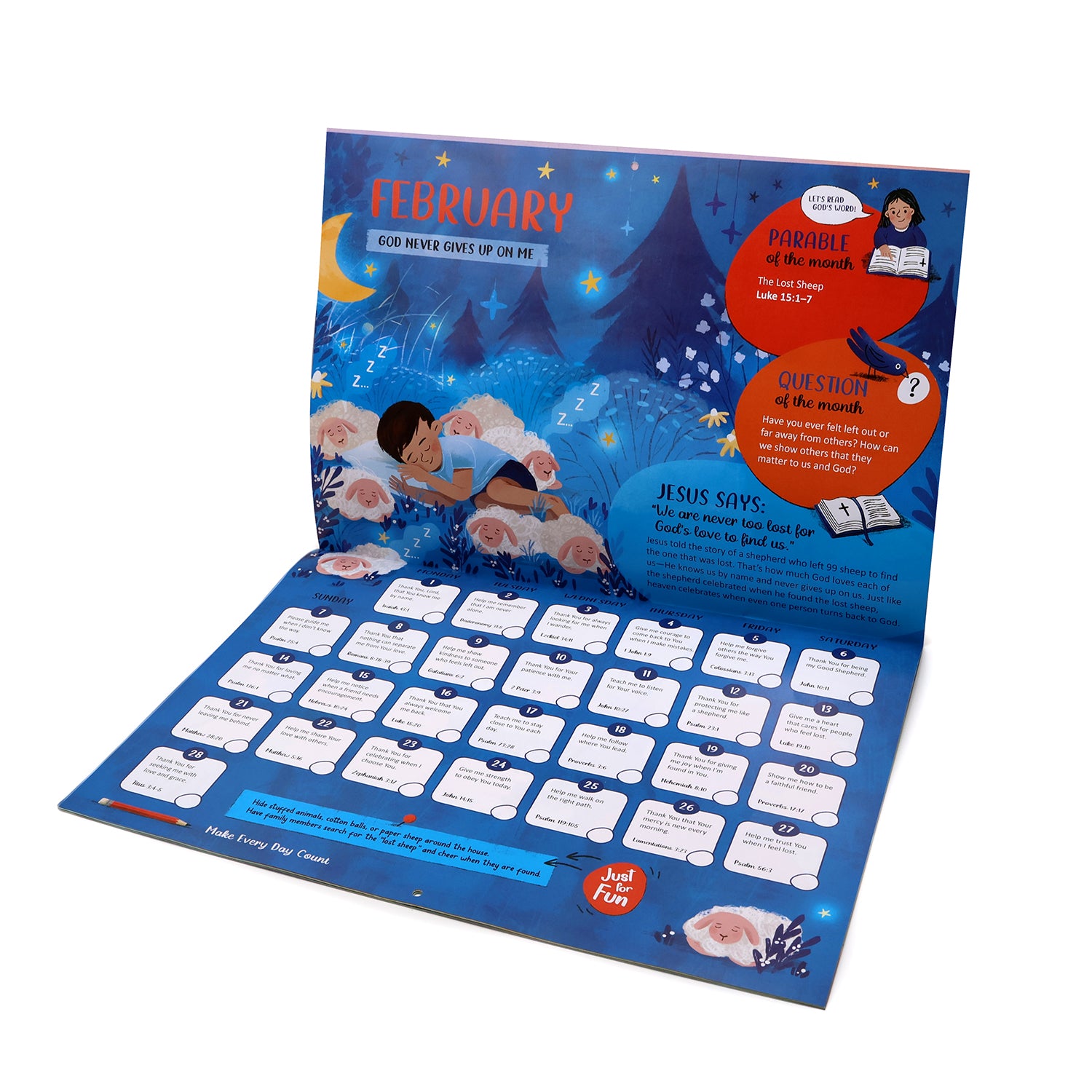 2027 Family Prayer Calendar