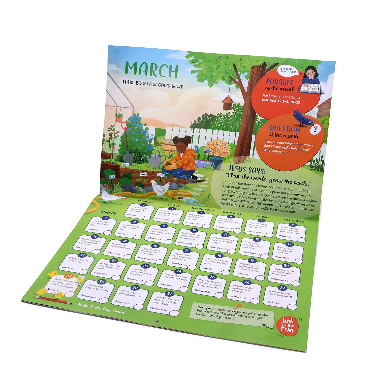 2027 Family Prayer Calendar