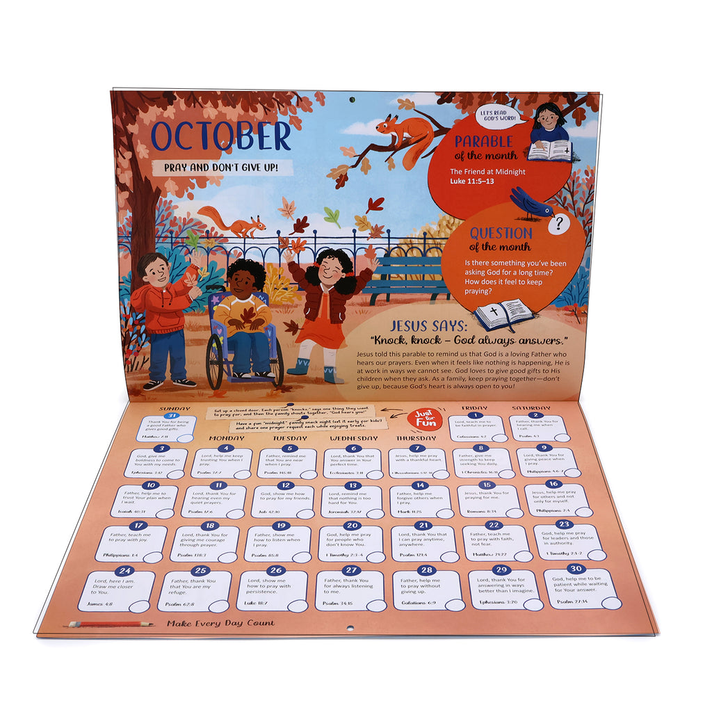 2027 Family Prayer Calendar