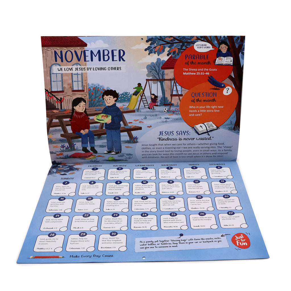 2027 Family Prayer Calendar