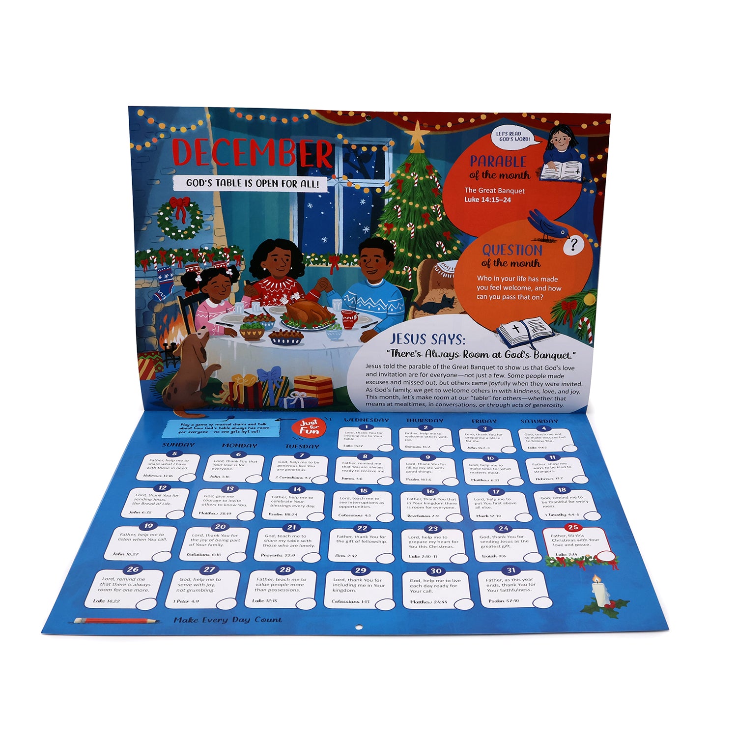 2027 Family Prayer Calendar