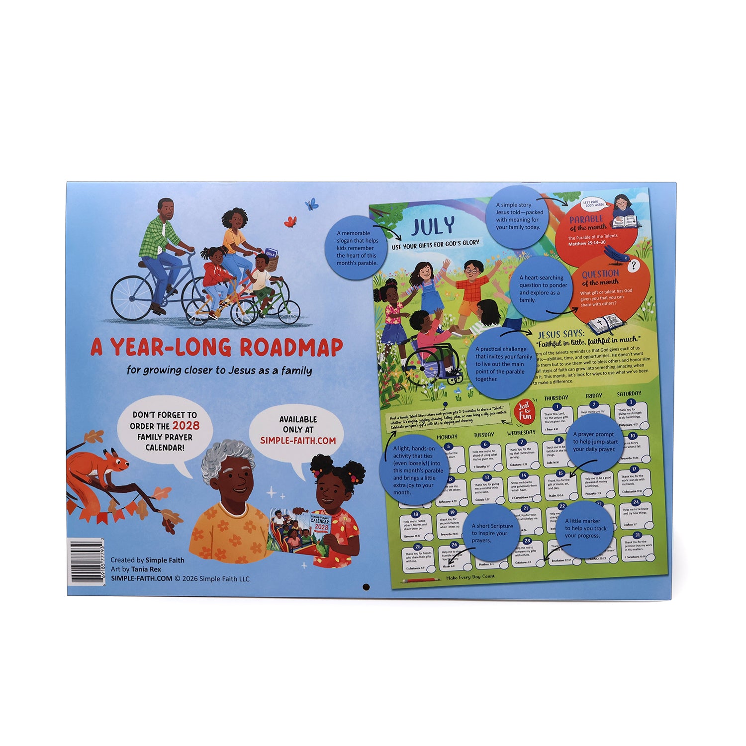 2027 Family Prayer Calendar