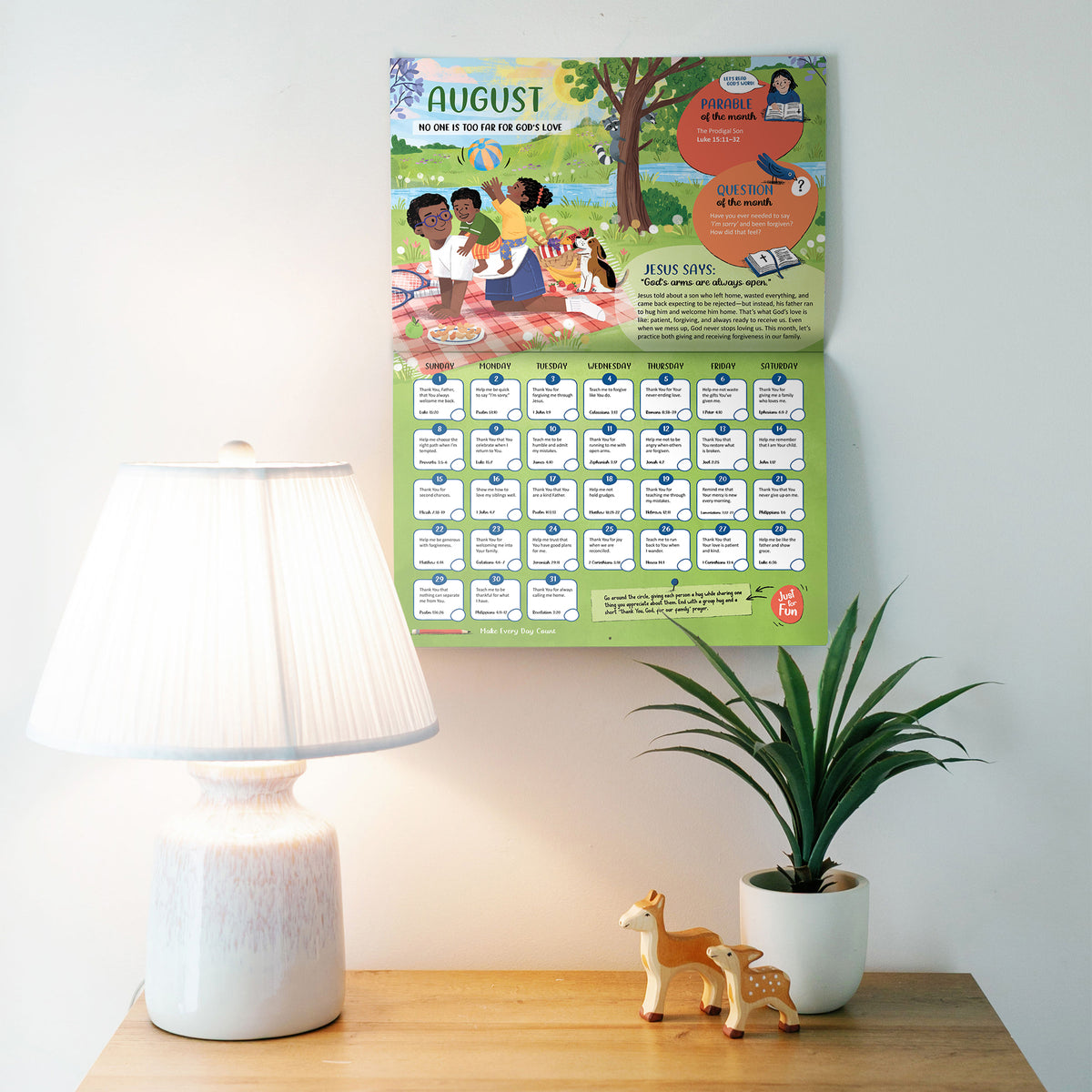 2027 Family Prayer Calendar